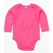 BabyBugz Baby Long Sleeve Bodysuit - Fuchsia Size 12-18