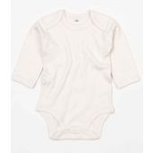 BabyBugz Baby Long Sleeve Bodysuit - Natural Size 12-18