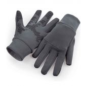 Beechfield Sports Tech Soft Shell Gloves - Graphite Grey Size L/XL