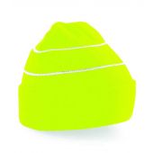 Beechfield Enhanced-Viz Beanie - Fluorescent Yellow Size ONE