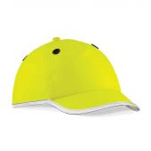Beechfield Enhanced-Viz EN812 Bump Cap - Fluorescent Yellow Size ONE