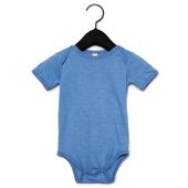 Bella Baby Jersey Short Sleeve Bodysuit - Heather Columbia Blue Size 3-6