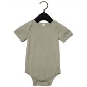 Bella Baby Jersey Short Sleeve Bodysuit - Heather Stone Size 18-24