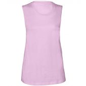 Bella Ladies Muscle Jersey Tank Top - Lilac Size XL