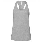 Bella Ladies Jersey Racer Back Tank Top - Athletic Heather Size XL