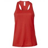 Bella Ladies Jersey Racer Back Tank Top - Red Size XL