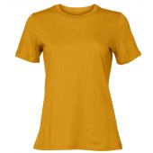 Bella Ladies Relaxed Jersey T-Shirt - Mustard Size XL