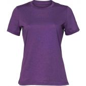 Bella Ladies Relaxed Jersey T-Shirt - Royal Purple Size S