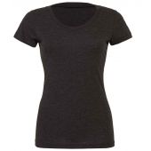 Bella Ladies Tri-Blend T-Shirt - Charcoal Black Tri-Blend Size XL