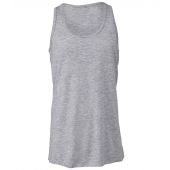 Bella Youths Flowy Racer Back Tank Top - Athletic Heather Size L