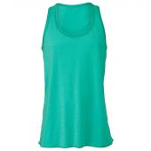 Bella Youths Flowy Racer Back Tank Top - Teal Size L