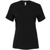 Bella Ladies Relaxed CVC T-Shirt - Black Heather Size XL