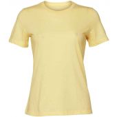 Bella Ladies Relaxed CVC T-Shirt - Heather French Vanilla Size S
