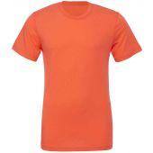 Canvas Unisex Crew Neck T-Shirt - Coral Size XS