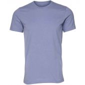 Canvas Unisex Crew Neck T-Shirt - Lavender Blue Size XS
