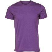 Canvas Unisex Crew Neck T-Shirt - Royal Purple Size XS