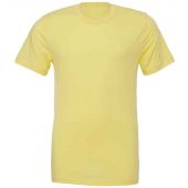Canvas Unisex Crew Neck T-Shirt - Yellow Size XXL