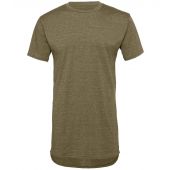 Canvas Long Body Urban T-Shirt - Heather Olive Size XXL