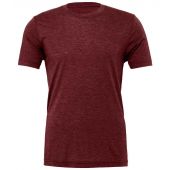 Canvas Unisex Tri-Blend T-Shirt - Cardinal Red Tri-Blend Size XS