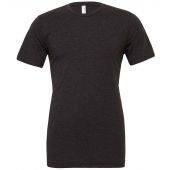 Canvas Unisex Tri-Blend T-Shirt - Charcoal Black Tri-Blend Size XS