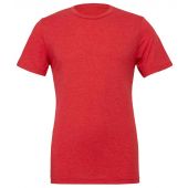 Canvas Unisex Tri-Blend T-Shirt - Light Red Tri-Blend Size XS