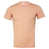 Canvas Unisex Tri-Blend T-Shirt - Peach Tri-Blend Size XS