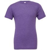 Canvas Unisex Tri-Blend T-Shirt - Purple Tri-Blend Size XS
