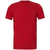 Canvas Unisex Tri-Blend T-Shirt - Solid Red Tri-Blend Size XS