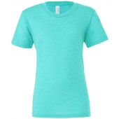 Canvas Unisex Tri-Blend T-Shirt - Sea Green Tri-Blend Size XS