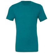 Canvas Unisex Tri-Blend T-Shirt - Teal Tri-Blend Size XS