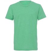 Canvas Youths Tri-Blend T-Shirt - Green Tri-Blend Size S