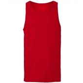 Canvas Unisex Jersey Tank Top - Red Size XXL