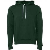 Canvas Unisex Pullover Hoodie - Forest Green Size XXL