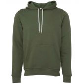 Canvas Unisex Pullover Hoodie - Military Green Size XXL