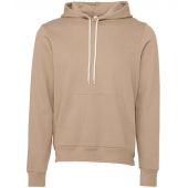 Canvas Unisex Pullover Hoodie - Tan Size XS