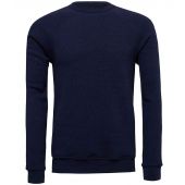 Canvas Unisex Sponge Fleece Sweatshirt - Navy Tri-Blend Size XS
