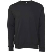 Canvas Unisex Sponge Fleece Drop Shoulder Sweatshirt - DTG Dark Grey Size XS