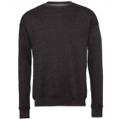 Canvas Unisex Sponge Fleece Drop Shoulder Sweatshirt - Dark Grey Size XXL