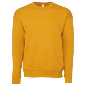 Canvas Unisex Sponge Fleece Drop Shoulder Sweatshirt - Heather Mustard Size XS