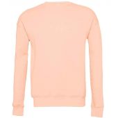 Canvas Unisex Sponge Fleece Drop Shoulder Sweatshirt - Peach Size XS