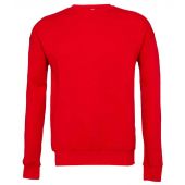 Canvas Unisex Sponge Fleece Drop Shoulder Sweatshirt - Red Size XXL