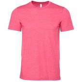 Canvas Unisex Heather CVC T-Shirt - Heather Charity Pink Size XS