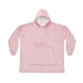 Brand Lab Oversized Hooded Blanket - Blush Pink Size ONE