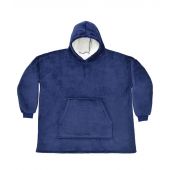Brand Lab Oversized Hooded Blanket - Navy Size ONE