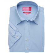 Brook Taverner Ladies Paduli Short Sleeve Poplin Shirt - Blue Size 20