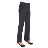 Brook Taverner Ladies Sophisticated Genoa Trousers - Charcoal Size 20/R