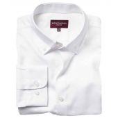 Brook Taverner Toronto Long Sleeve Oxford Shirt - White Size 18