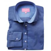 Brook Taverner Ladies Aspen Long Sleeve Oxford Shirt - Blue Size 20