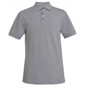 Brook Taverner Hampton Premium Cotton Polo Shirt - Grey Marl Size XXL
