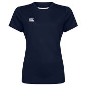 Canterbury Ladies Club Dry T-Shirt - Navy Size 18